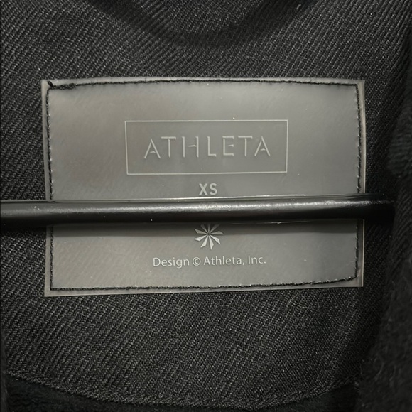 Athleta Black Hooded Jacket - Picture 3 of 3